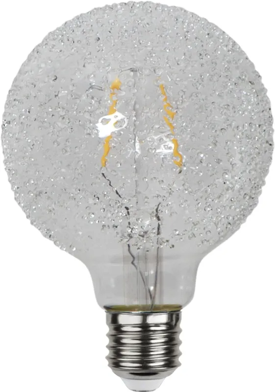 Żarówka LED ICE DROP E27 G95 1W 2600k ściemniana — zdjęcie 3