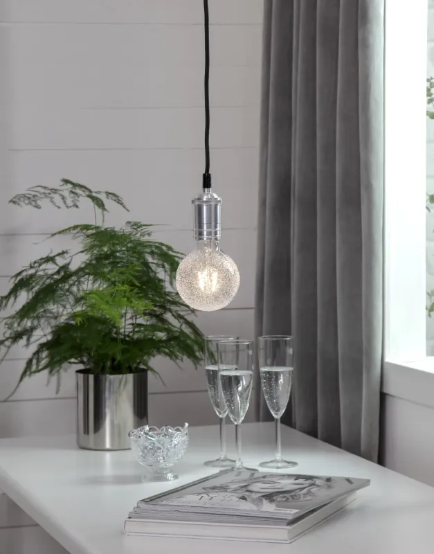 Żarówka LED ICE DROP E27 G95 1W 2600k ściemniana — zdjęcie 6