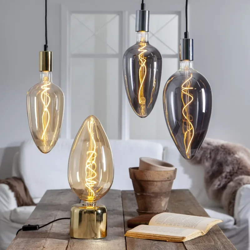 Żarówka LED INDUSTRIAL VINTAGE E27 C125 3,3W 2100K ściemniana Ra90 — zdjęcie 2