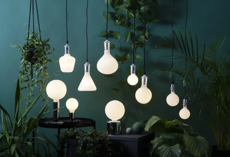 Żarówka LED OPAQUE E14 G80 1,5W 2600K matowa ściemniana — zdjęcie 6