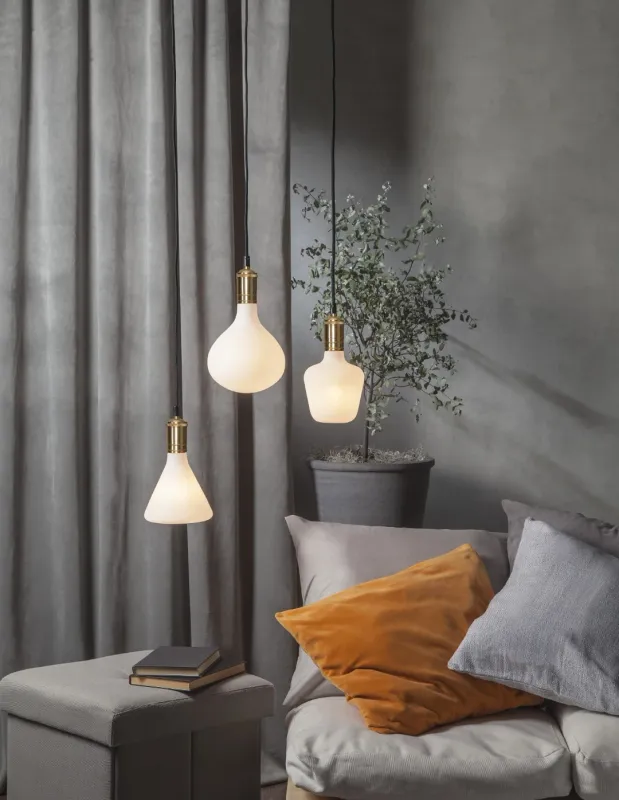 Żarówka LED OPAQUE E14 G95 1,5W 2600K matowa ściemniana — zdjęcie 5
