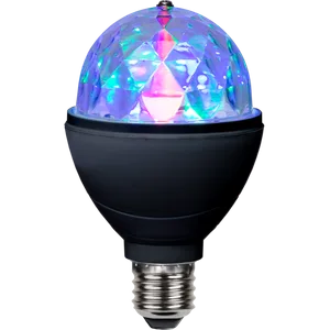 Żarówka LED PARTY DISCO RGB E27 3W dyskotekowa czarna