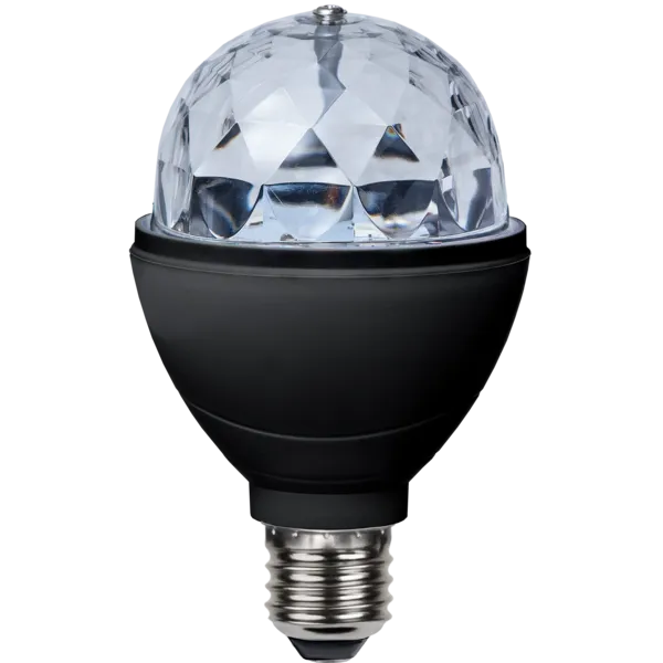 Żarówka LED PARTY DISCO RGB E27 3W dyskotekowa czarna — zdjęcie 2