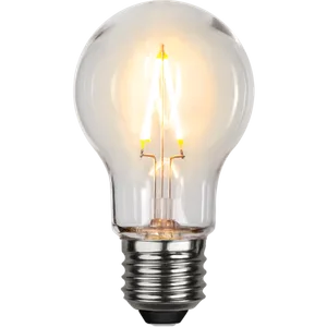 Żarówka LED PC E27 A55 1W 2200k biała ciepła Plastikowa