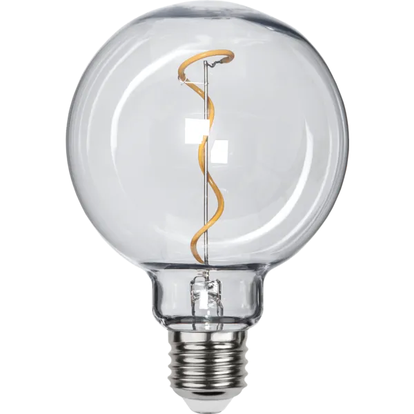 Żarówka LED PC E27 G95 1W 2200k filament plastikowa — zdjęcie 2