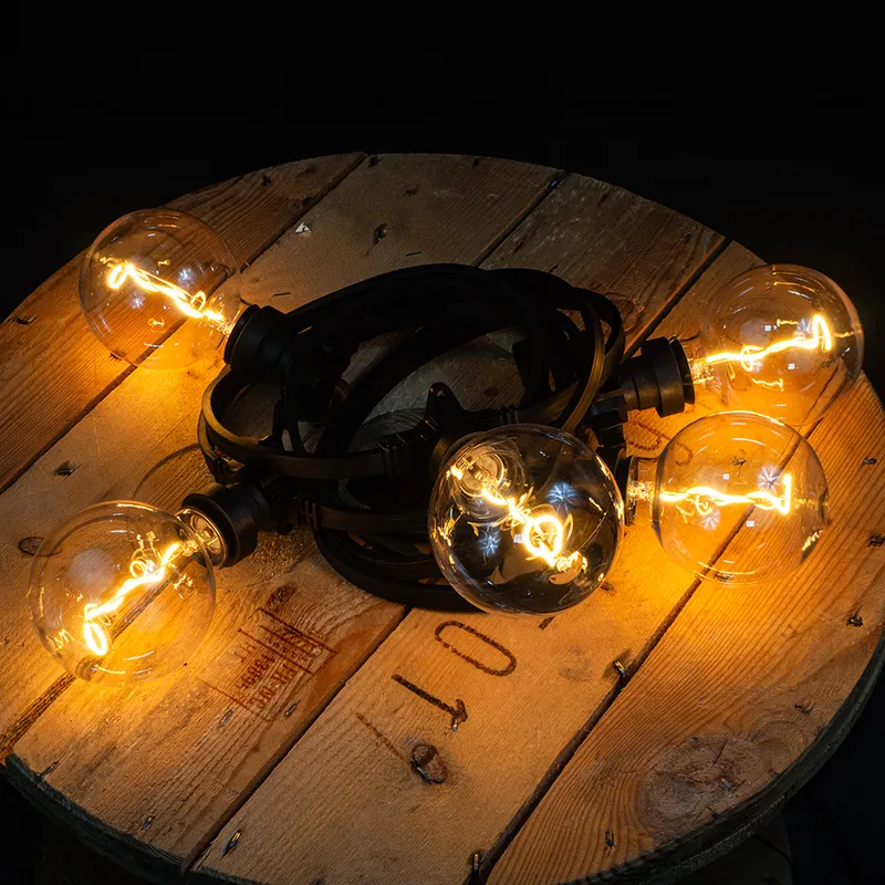 Żarówka LED PC E27 G95 1W 2200k filament plastikowa — zdjęcie 7
