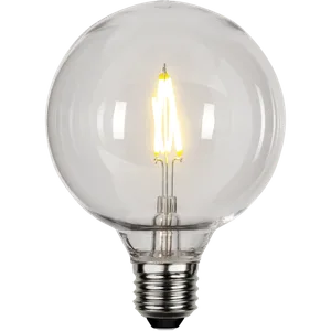 Żarówka LED PC E27 G95 1W 2700k biała ciepła plastikowa