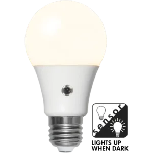 Żarówka LED SENSOR E27 4,8W A60 2700K z czujnikiem zmierzchu