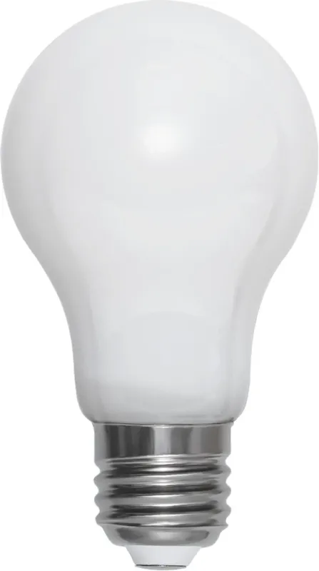 Żarówka LED SENSOR E27 A60 4,5W 2700K mleczna czujnik zmierzchu — zdjęcie 2