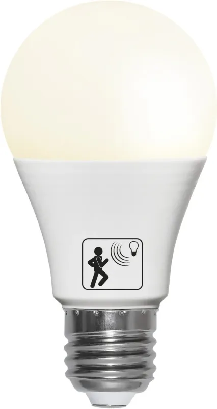 Żarówka LED SENSOR E27 A60 4,8W 2700k czujnik ruchu — zdjęcie 2