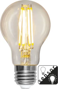 Żarówka LED SENSOR E27 A60 7W 2700K filament czujnik zmierzchu