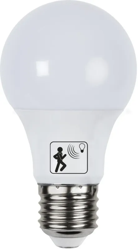 Żarówka LED SENSOR E27 A60 8,3W 2700k czujnik ruchu — zdjęcie 2