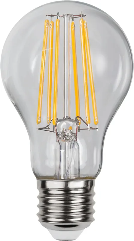 Żarówka LED SENSOR E27 A60 8W 2700K filament czujnik zmierzchu — zdjęcie 3