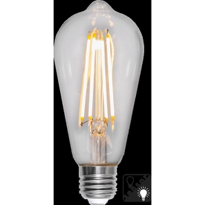 Żarówka LED SENSOR E27 ST64 4,2W 2100K czujnik zmierzchu Ra90