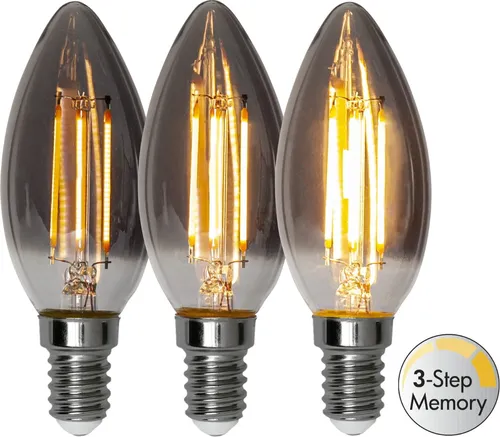 Żarówka LED SMOKE E14 C35 2,9W 2200k dymiona 3-stopnie mocy — zdjęcie 8