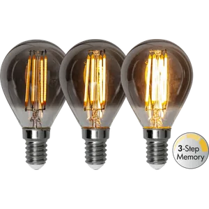 Żarówka LED SMOKE E14 P45 2,9W 2200k dymiona 3-stopnie mocy