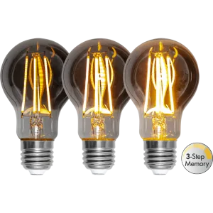 Żarówka LED SMOKE E27 A60 3,9W 2200k dymiona 3-stopnie mocy