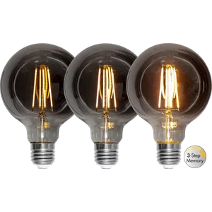 Żarówka LED SMOKE E27 G95 3,9W 2200k dymiona 3-stopnie mocy