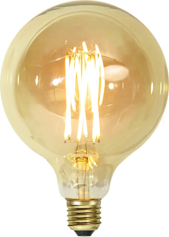 Żarówka LED VINTAGE GOLD E27 G125 3,7W 1800K ściemnialna Ra90 — zdjęcie 4