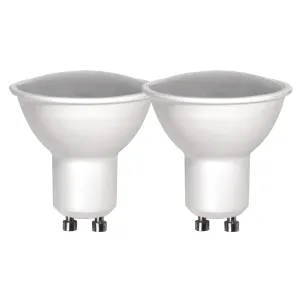 Zestaw 2x żarówka LED GU10 3W 3000k Biała ciepła kąt wiązki 105°