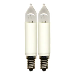 Zestaw 2x żarówka do świecznika E14 4W 18lm 16V
