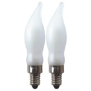 Zestaw 2x żarówka do świecznika adwentowego E10 5W 3,9lm 230V