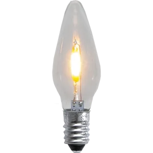 Zestaw 3x żarówka LED do świecznika adwentowego E10 0,5W 23-55V AC/DC 1900K Biała ciepła