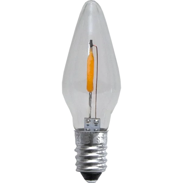 Zestaw 3x żarówka LED do świecznika adwentowego E10 0,5W 23-55V AC/DC 1900K  Biała ciepła — zdjęcie 2