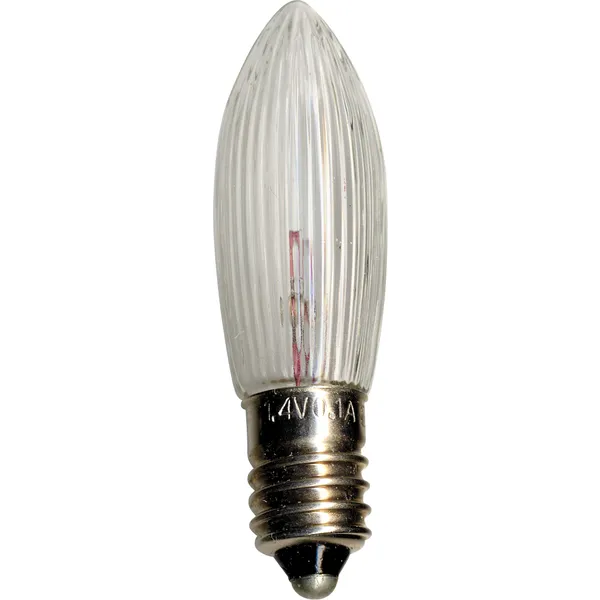 Zestaw 3x żarówka do świecznika adwentowego E10 1,8W 24V AC — zdjęcie 3