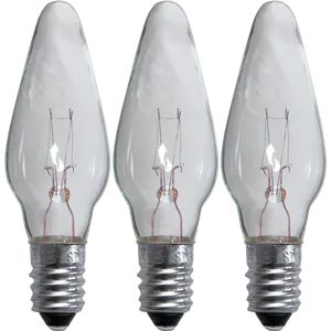 Zestaw 3x żarówka do świecznika adwentowego E10 3W 55V AC
