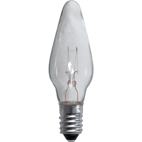 Zestaw 3x żarówka do świecznika adwentowego E10 3W 55V AC — zdjęcie 2