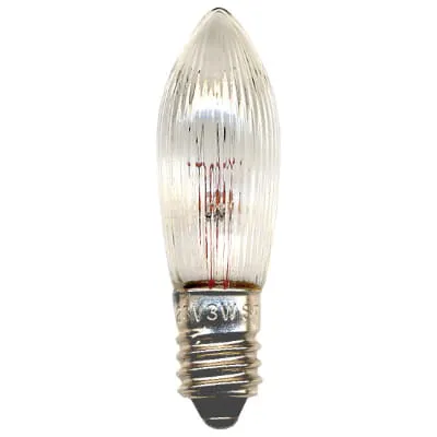 Zestaw 7x żarówka do świecznika adwentowego E10 3W 34V AC — zdjęcie 2
