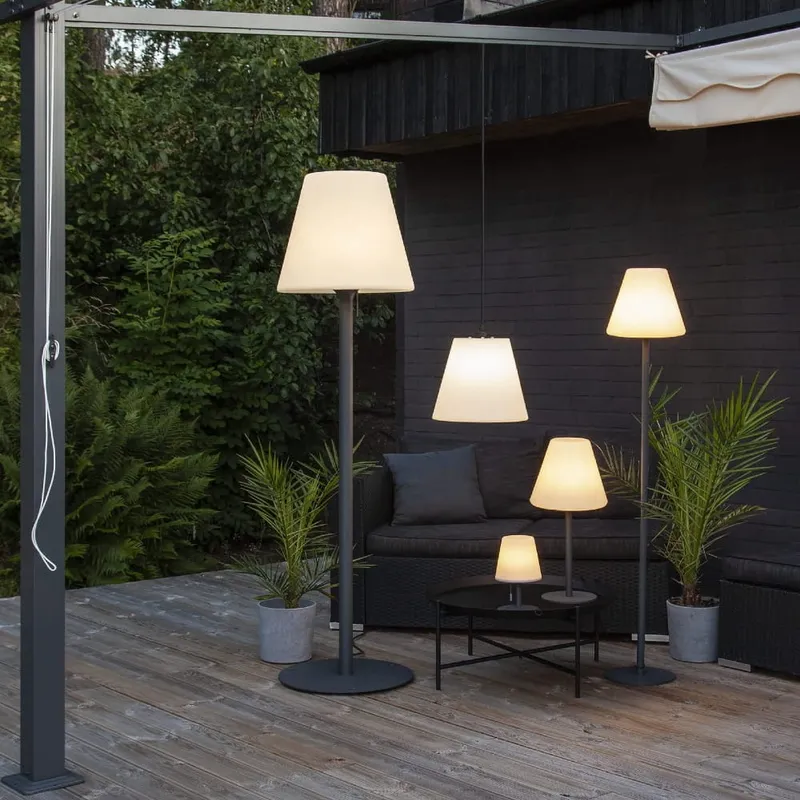 Lampa ogrodowa 150 cm stojąca KRETA E27 IP65 — zdjęcie 3