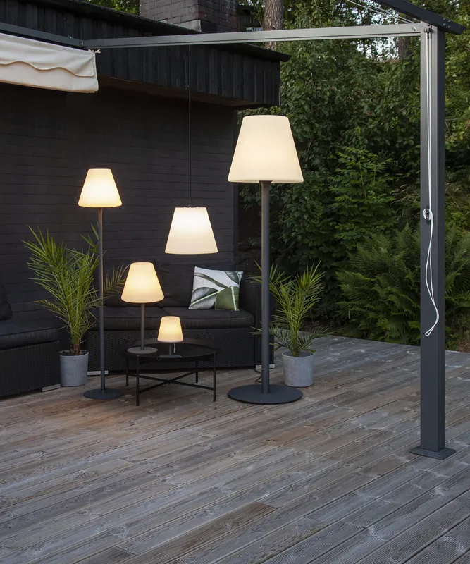 Lampa ogrodowa 150 cm stojąca KRETA E27 IP65 — zdjęcie 17