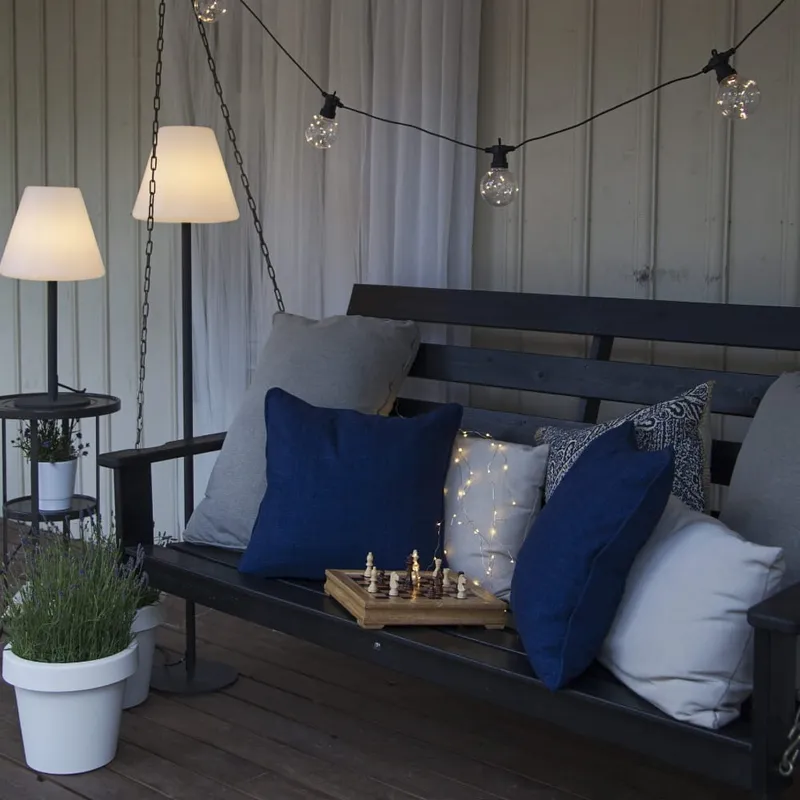 Lampa ogrodowa 150 cm stojąca KRETA E27 IP65 — zdjęcie 4