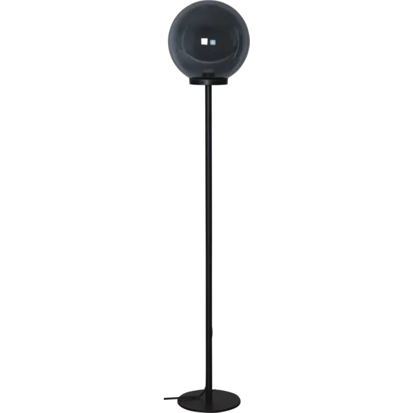 Lampa ogrodowa stojąca 150 cm ORBY dymiony klosz E27 IP44 — zdjęcie 2