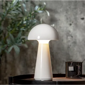 Lampa stołowa ogrodowa LED MUSHROOM akumulatorowa z USB IP44