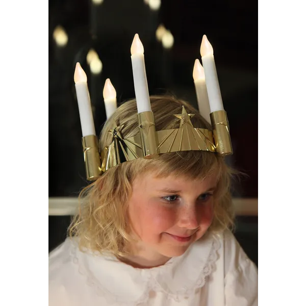 Korona Led SANTA LUCIA na baterie — zdjęcie 5
