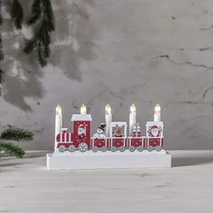 Świecznik drewniany Led JOLLY na baterie