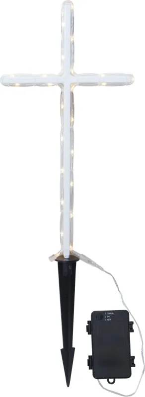 Iluminacja LED Krzyż na baterie IP44 — zdjęcie 2