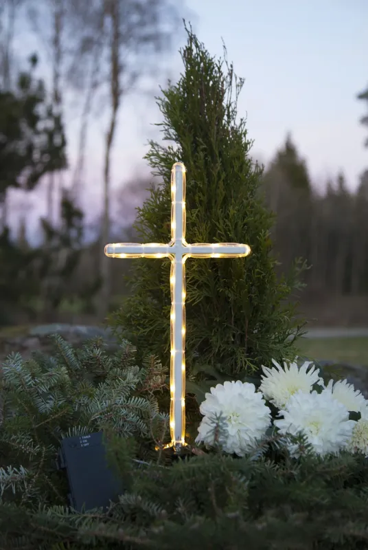 Iluminacja LED Krzyż na baterie IP44 — zdjęcie 11