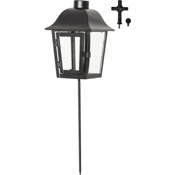 Lampion ze sztycą SERENE czarny IP44 — zdjęcie 2