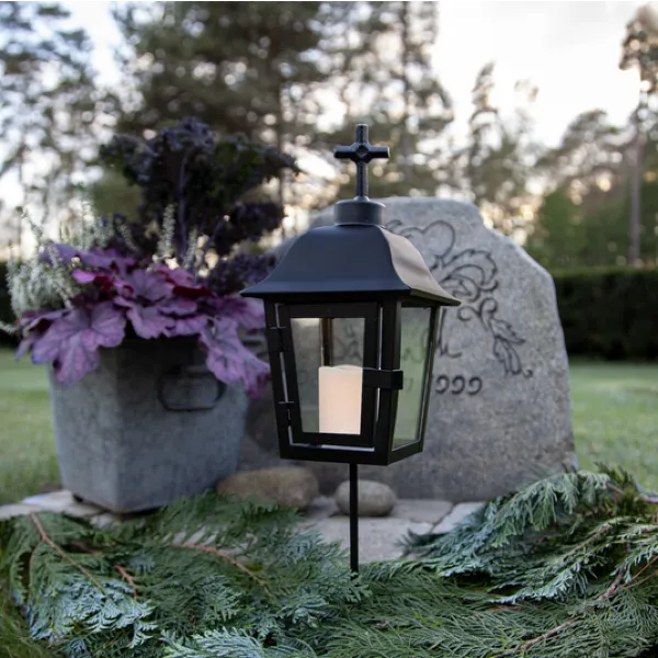 Lampion ze sztycą SERENE czarny IP44 — zdjęcie 13