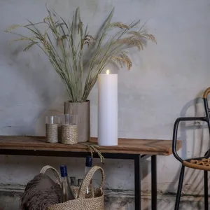 Świeca LED FLAMME RAK Biała 37,5cm z czujnikiem zmierzchu IP44