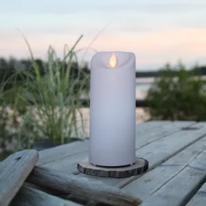 Świeca LED plastikowa M-TWINKLE Biała 17,5cm 500h IP44 na baterie