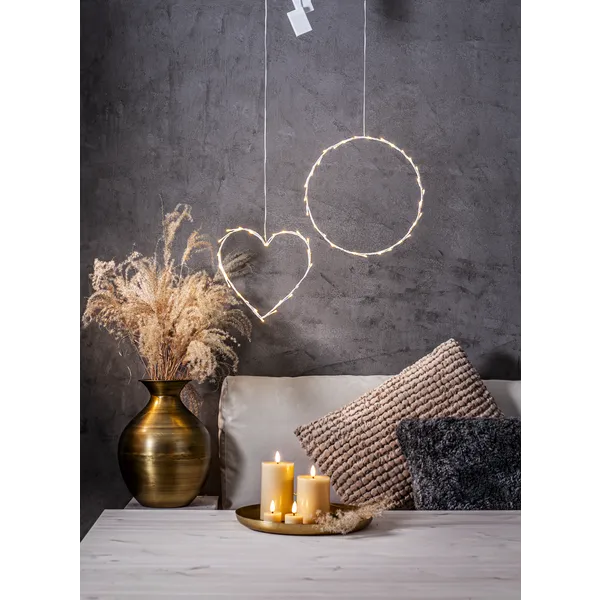 Świeca LED woskowa FLAMME FLOW Beżowa 15cm 1500h na baterie — zdjęcie 10