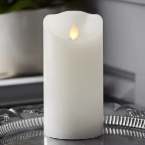 Świeca LED woskowa M-TWINKLE Biała 15cm ruchomy płomyk
