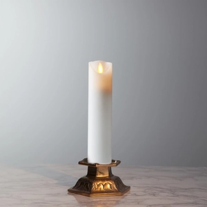 Świeca LED woskowa M-TWINKLE Biała 20cm ruchomy płomyk