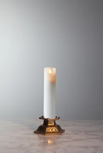 Świeca LED woskowa M-TWINKLE Biała 20cm ruchomy płomyk — zdjęcie 18