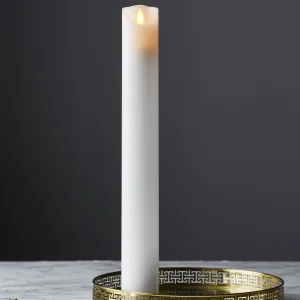 Świeca LED woskowa M-TWINKLE Biała 40cm ruchomy płomyk